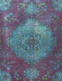  Persien Persischer Vintage Teppich  210 x 162 cm