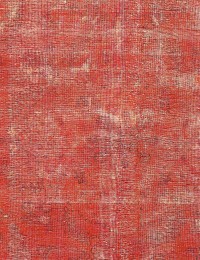 Orange Persan Tapis Persan vintage  225 x 225 cm