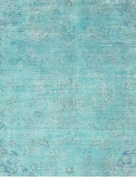 Turquesa Persia Alfombra persa vintage  320 x 275 cm