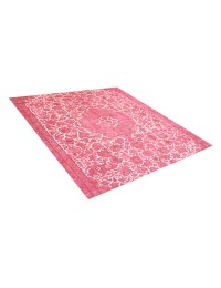 Rød Persien Persisk Vintagetæppe  210 x 210 cm