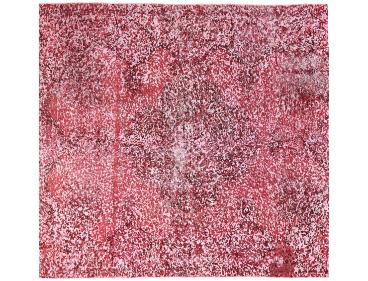 Röda Persien Persisk vintage matta 233 x 233 cm