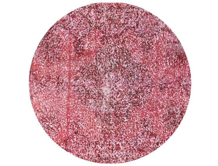 Rot Persien Persischer Vintage Teppich 233 x 233 cm