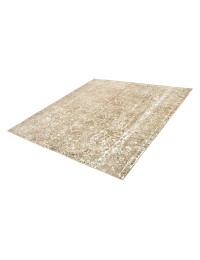 Beige Persien Persischer Vintage Teppich 211 x 211 cm - view 1