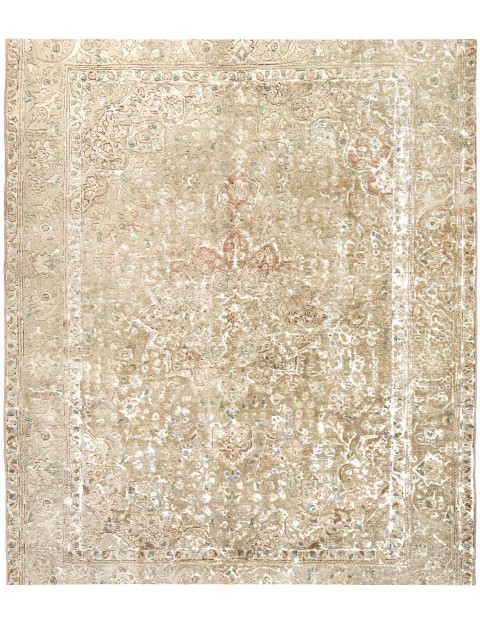 Beige Persien Persisk Vintagetæppe  250 x 211 cm