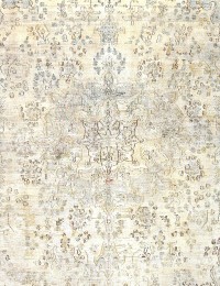 Beige Persien Persischer Vintage Teppich  272 x 272 cm