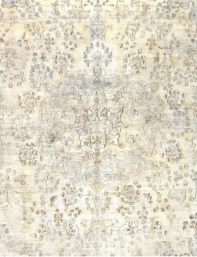 Beige Persien Persisk vintage matta  272 x 272 cm