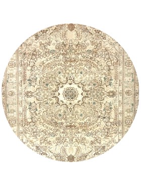 Beige Persien Persisk vintage matta  197 x 197 cm