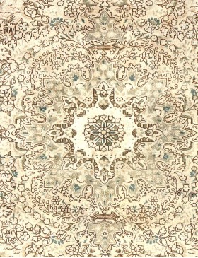 Beige Perzië Perzisch Vintage Tapijt   250 x 197 cm