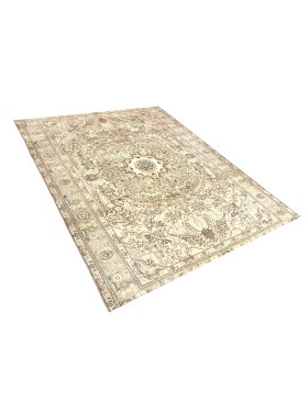 Beige Perzië Perzisch Vintage Tapijt   250 x 197 cm