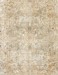 Beige persia Persisk vintage teppe 242 x 242 cm - view 3