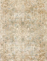 Beige Persien Persischer Vintage Teppich 300 x 242 cm - view 3