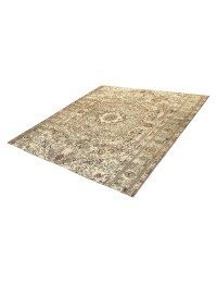 Beige Persien Vintage Teppich 202 x 202 cm - view 1
