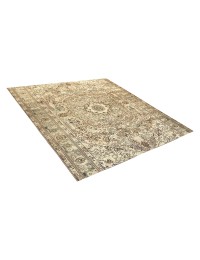 Beige Persien Vintage Teppich 202 x 202 cm - view 2