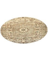 Beige Persien Vintage Teppich 202 x 202 cm - view 1