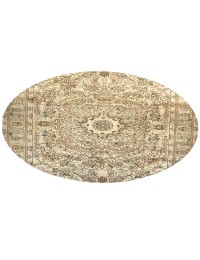 Beige Persien Vintage Teppich 202 x 202 cm - view 2