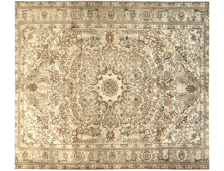 Beige Persia Vintage Carpet 250 x 202 cm