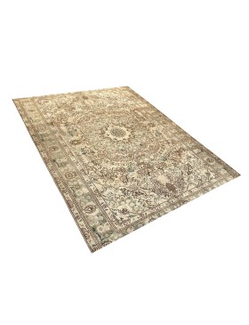Beige Persien Vintage Teppich  250 x 202 cm