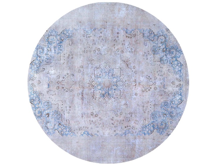 Grau Persien Persischer Vintage Teppich  277 x 277 cm