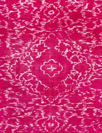 Lila Persien Persisk vintage matta 188 x 188 cm - view 3