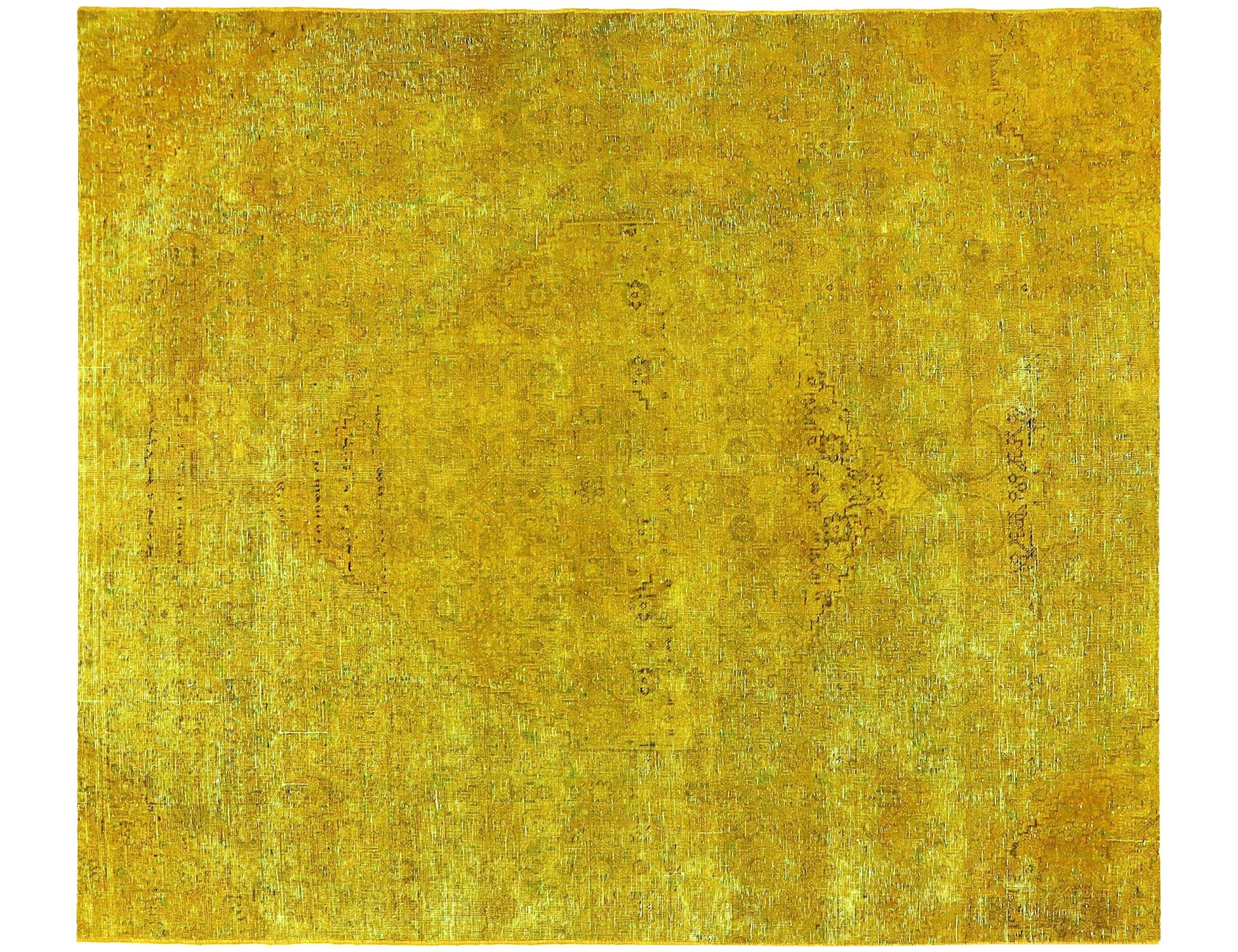 Amarillo Turquía Alfombra vintage 240 x 178 cm