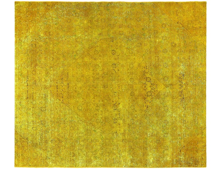 Geel Turkije Vintage Tapijt 240 x 178 cm