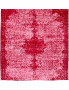 Röda Persien Persisk vintage matta  197 x 197 cm