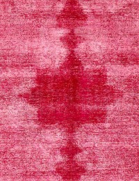 Rød Persien Persisk Vintagetæppe  197 x 197 cm