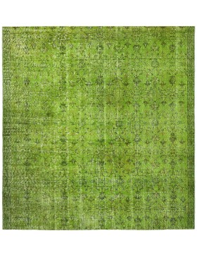 Green  Turkey Vintage Carpet  180 x 180 cm