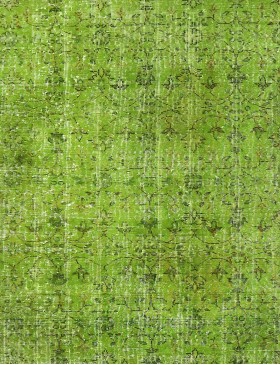 Green  Turkey Vintage Carpet  180 x 180 cm