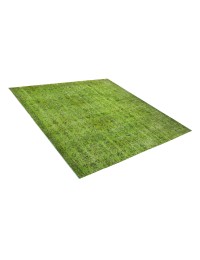 Grønn Tyrkia vintage teppe 180 x 180 cm - view 2