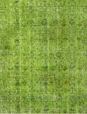 Verde Turquía Alfombra vintage  240 x 180 cm