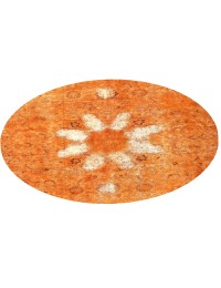 Orange Persien Vintagetæppe  207 x 207 cm