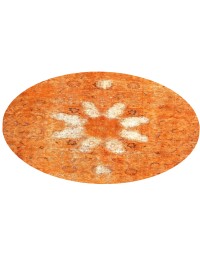 Orange Persien Vintagetæppe  207 x 207 cm