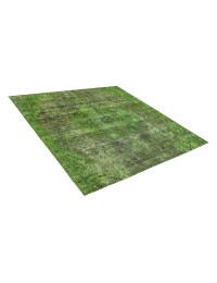 Grön Persien Persisk vintage matta  223 x 223 cm