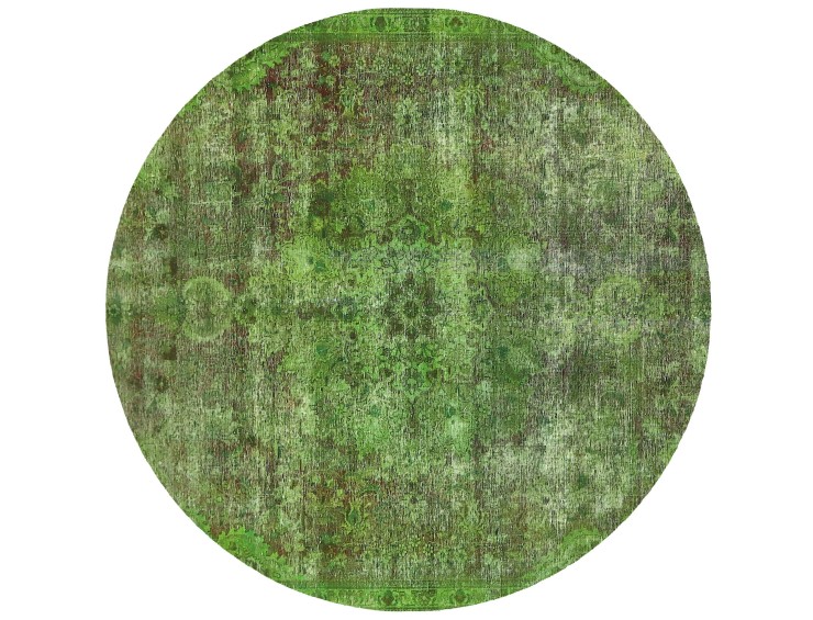 Green Persia Persian Vintage Carpet 223 x 223 cm