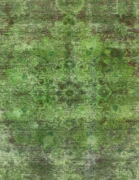 Green Persia Persian Vintage Carpet 223 x 223 cm - view 3