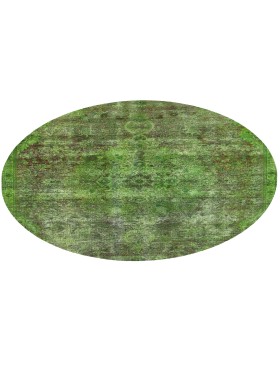 Grön Persien Persisk vintage matta  223 x 223 cm