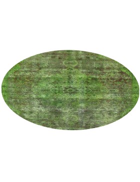 Grön Persien Persisk vintage matta  223 x 223 cm