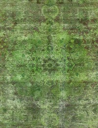Grønn persia Persisk vintage teppe 270 x 223 cm - view 3