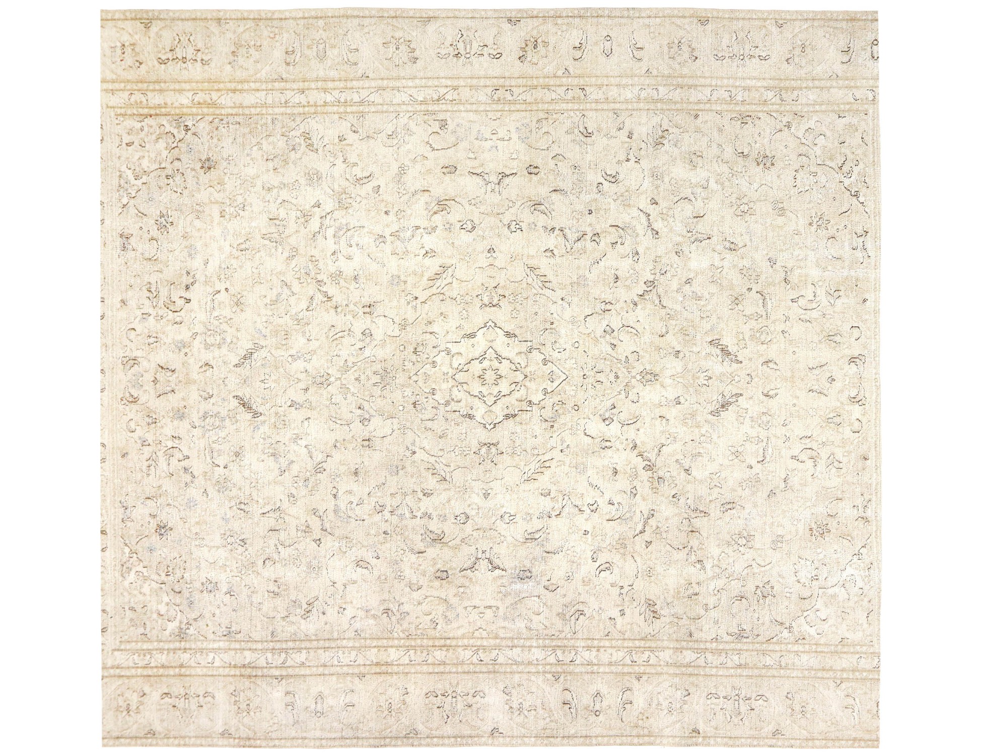 Quadrat Vintage Teppich   277 x 277 cm