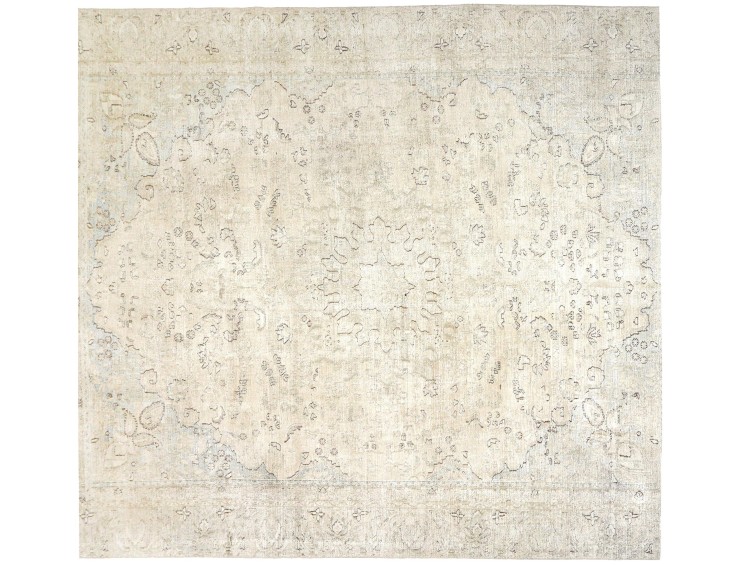 Grau Persien Vintage Teppich  265 x 265 cm