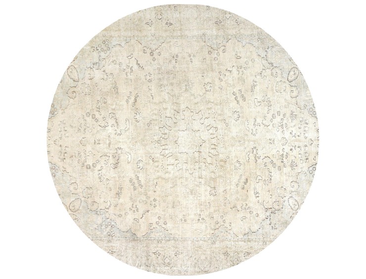 Grau Persien Vintage Teppich 265 x 265 cm