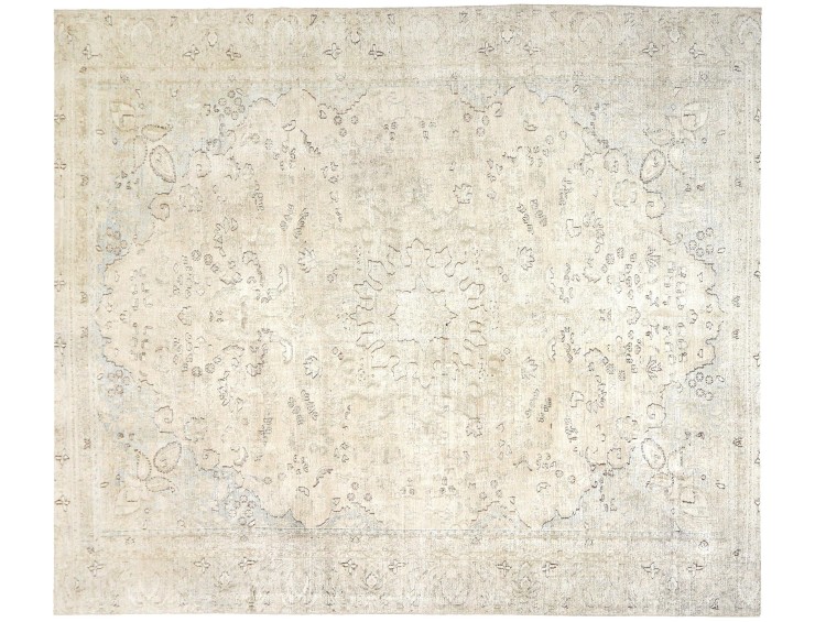 Grau Persien Vintage Teppich 300 x 265 cm