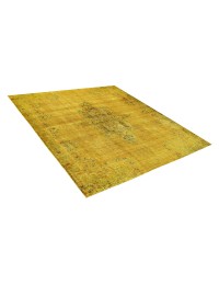 Gelb Persien Persischer Vintage Teppich 200 x 200 cm - view 2