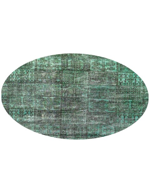 Turkos Persien Persisk vintage matta  154 x 154 cm