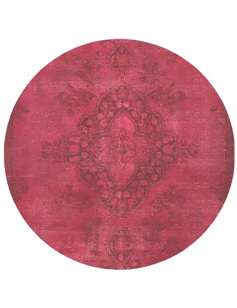 Lila Persien Persisk vintage matta  165 x 165 cm