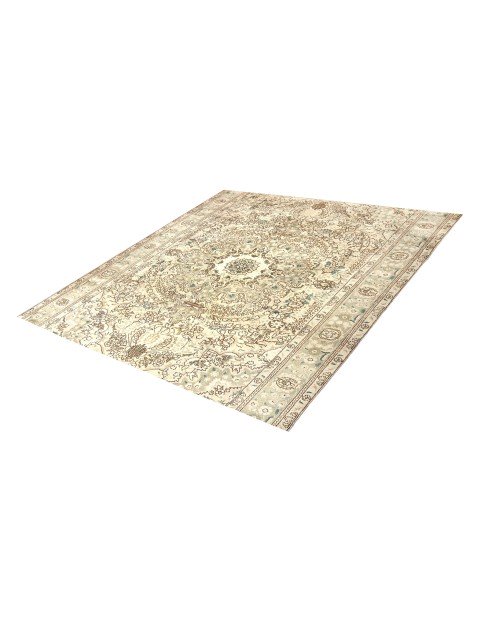 Beige Persien Persisk vintage matta  197 x 197 cm