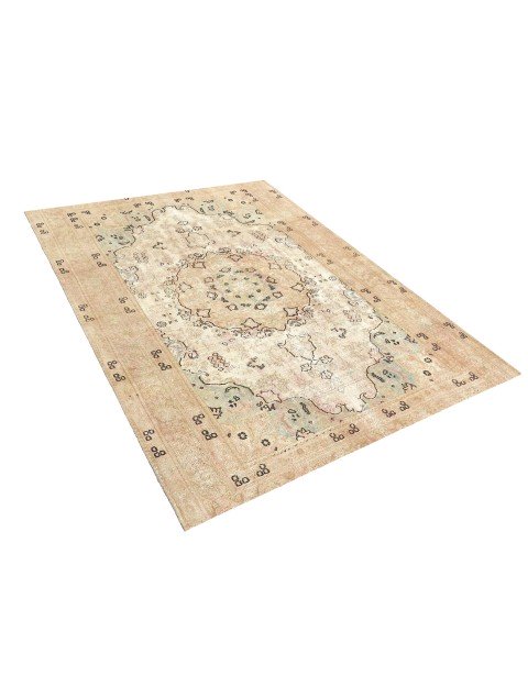Beige Persien Persischer Vintage Teppich  250 x 188 cm