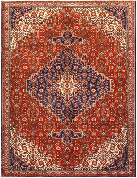 Orange Persien Hamadan Patina  250 x 147 cm