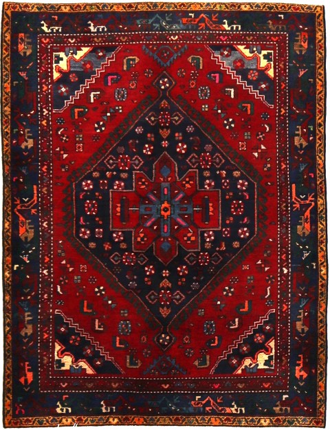 Red  Persia Hamadan Patina  192 x 130 cm